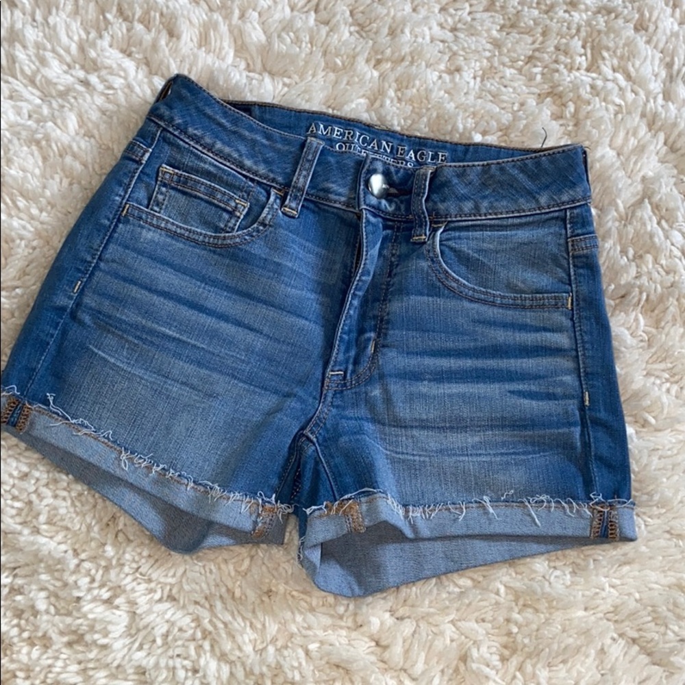 American Eagle super stretch denim shorts